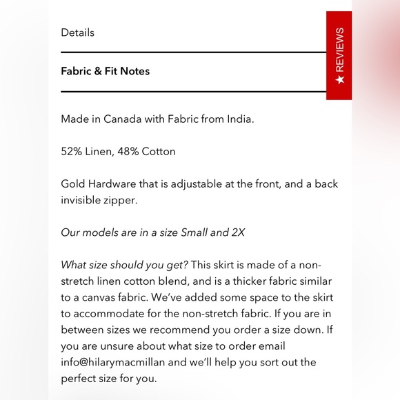 NWT canvas, and linen wrap skirt - Picture 5 of 5